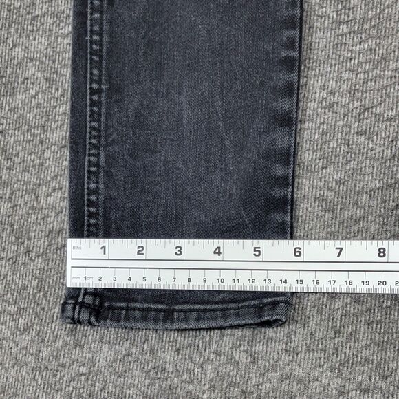 Levis 510 Jeans Boys 16 Regular 28x29* Black Skinny Elastic Adjustable Waist - Picture 7 of 13